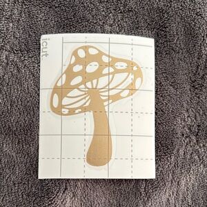 Mushroom Vinyl Sticker